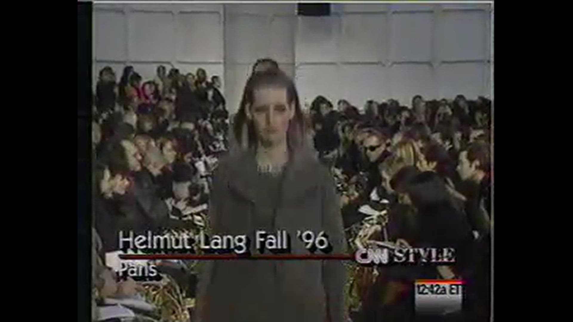 'Video thumbnail for Helmut Lang 1990s Winter Runway'