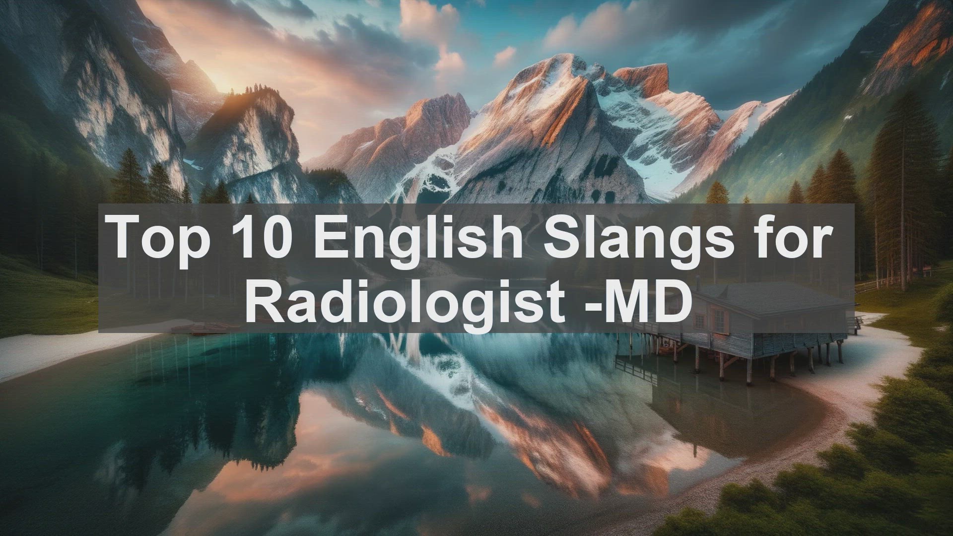 'Video thumbnail for Top 10 English Slangs for Radiologist MD'