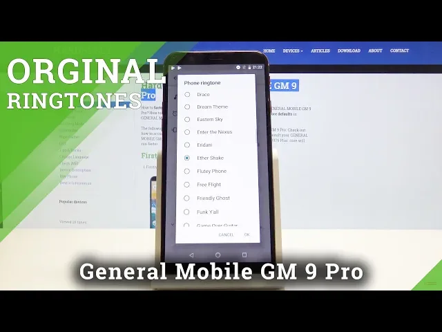 Video thumbnail for How to Change Ringtone in GENERAL MOBILE GM 9 Pro - Ringtone List