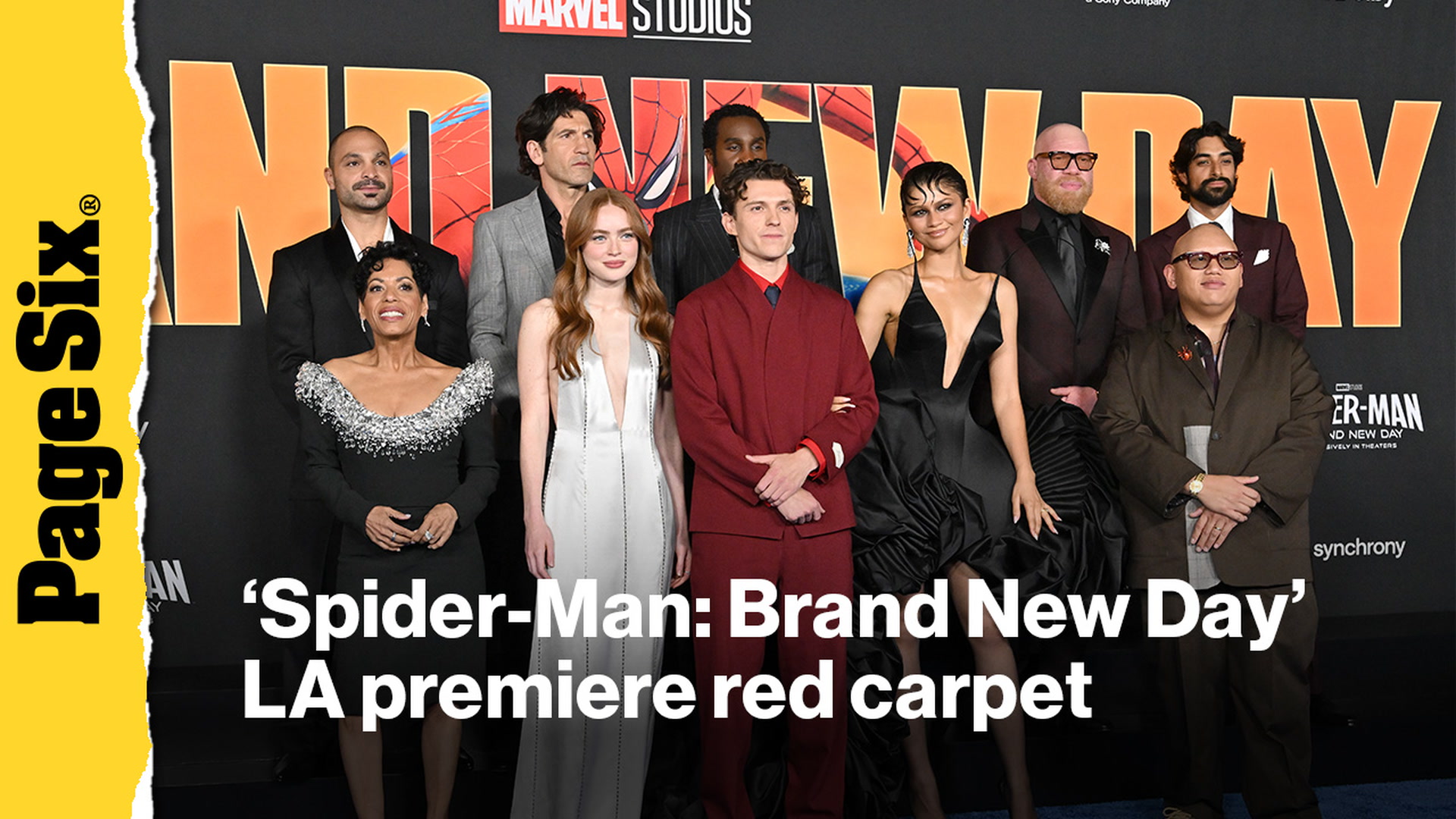 Video thumbnail for 'Spider-Man: Brand New Day' LA premiere: Tom Holland, Zendaya, and more