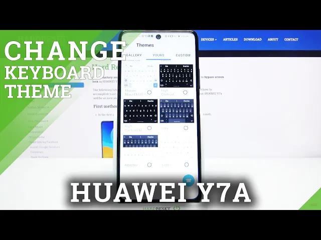 Video thumbnail for How to Change Keyboard Theme on HUAWEI Y7A – Set New Keyboard Theme
