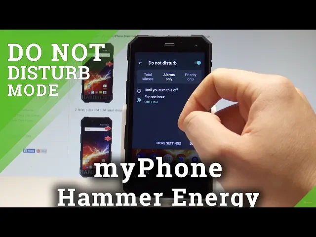 Video thumbnail for How to Use Do Not Disturb in myPhone Hammer Energy |HardReset.Info