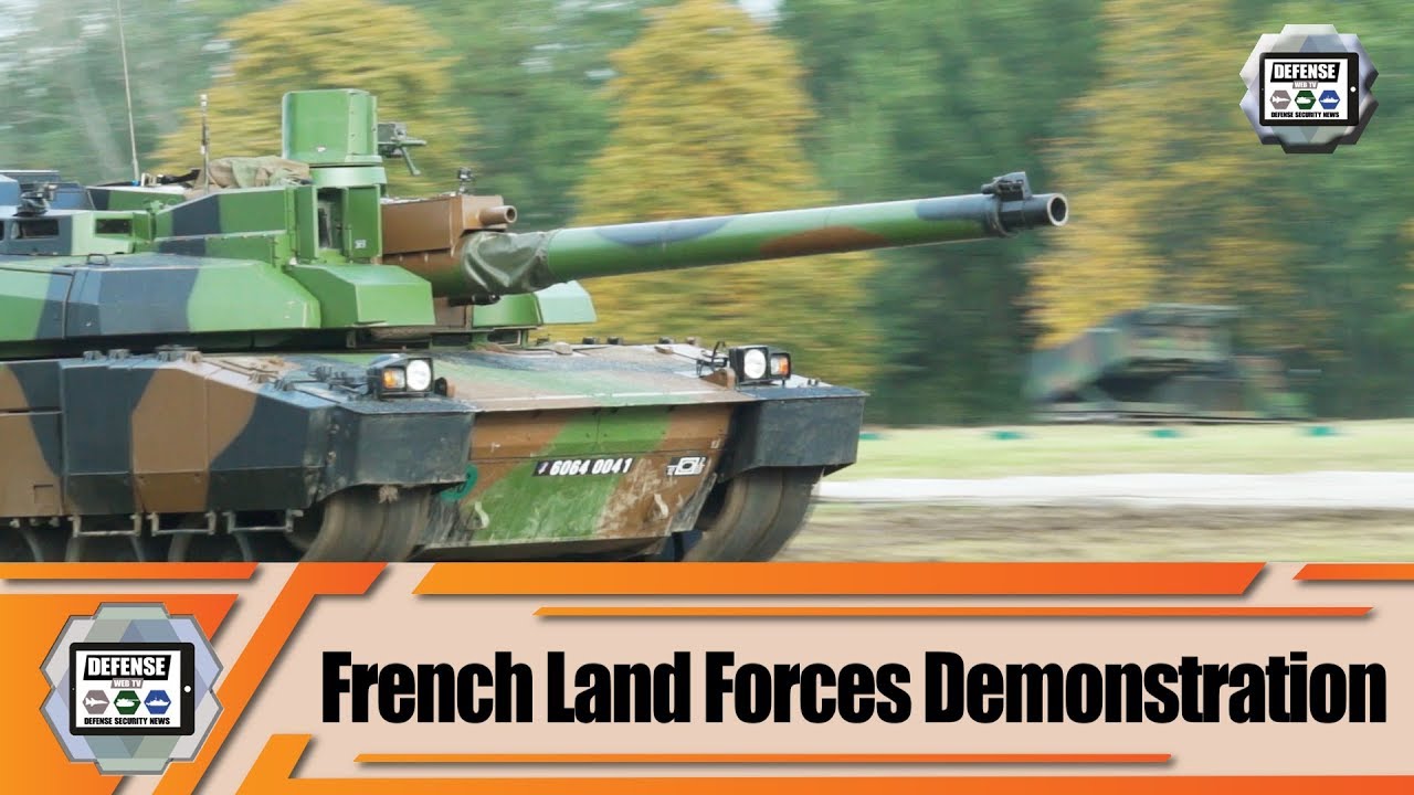 Video thumbnail for French army live mobility demonstration with all the major combat armored and tactical vehicles