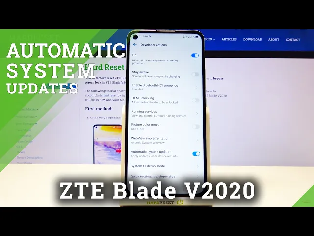 Video thumbnail for How to Enable Auto System Updates in ZTE Blade v2020 – Find Automatic System Updates Option