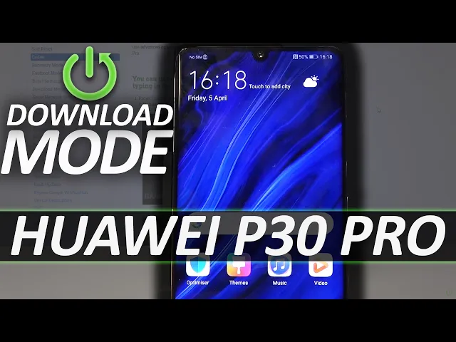 Video thumbnail for How to Enter Download Mode in HUAWEI P30 Pro