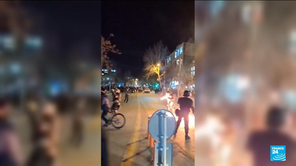 Video thumbnail for Iranian protests amplify as they enter their sixth day