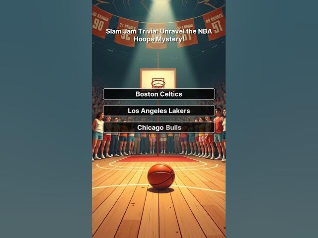Video thumbnail for Slam Jam Trivia: Unravel the NBA Hoops Mystery!