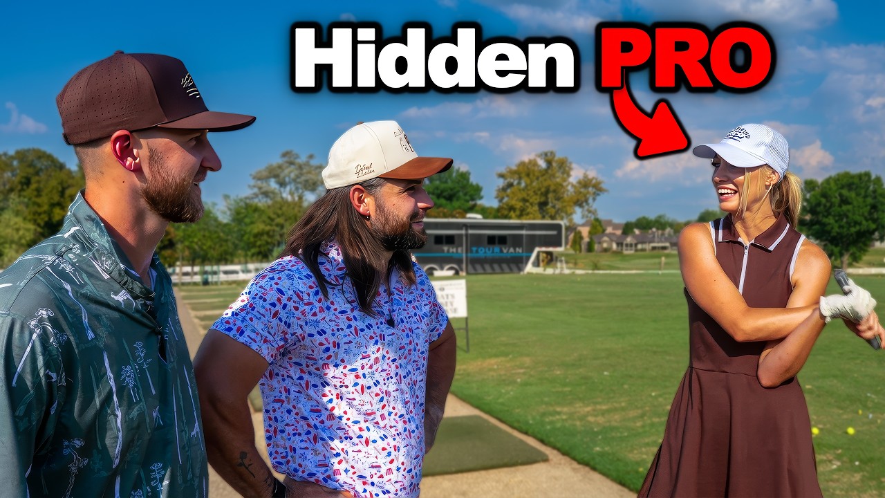 Video thumbnail for She Pretended to be a Beginner Golfer...