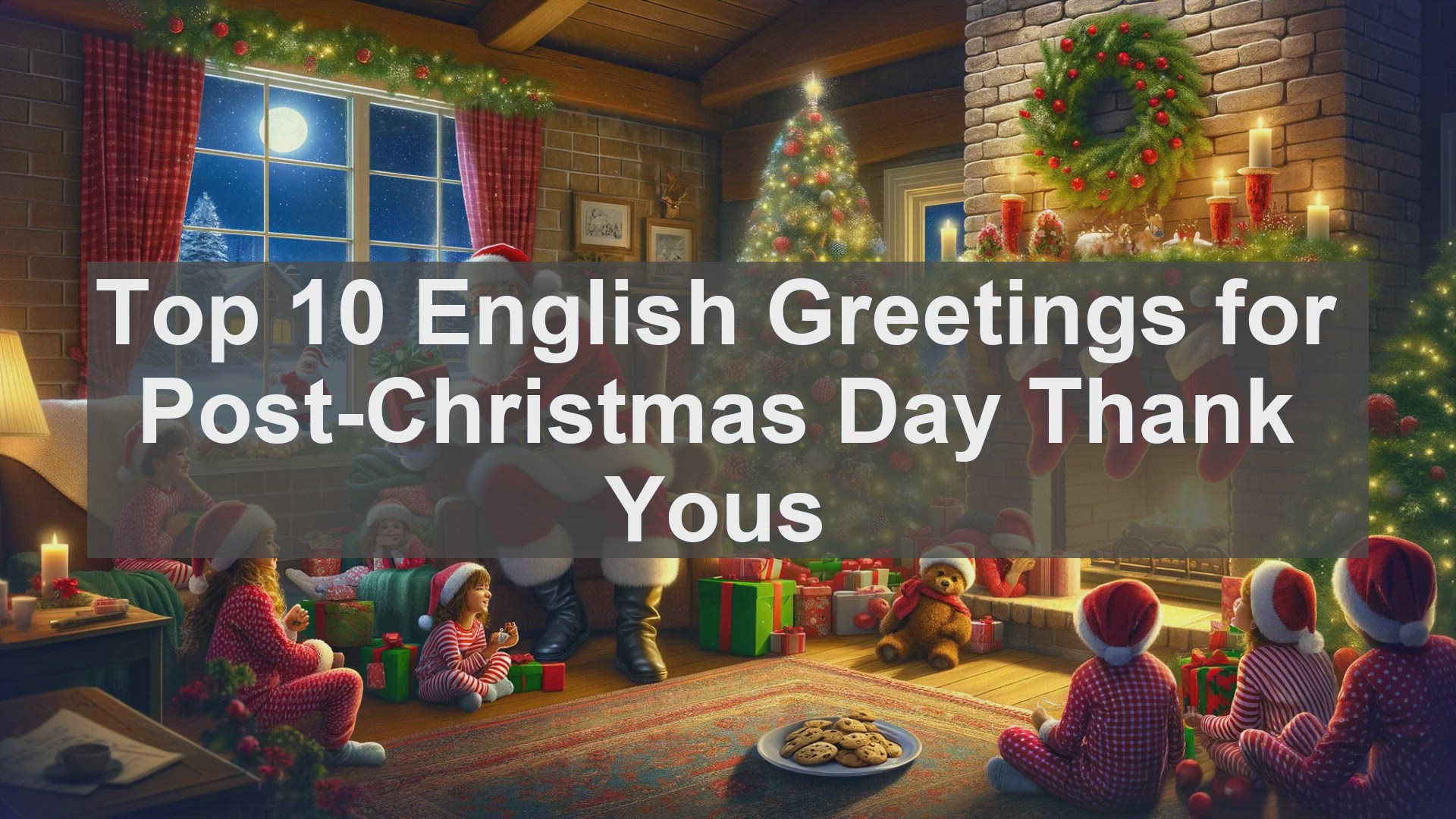 'Video thumbnail for Top 10 English Greetings for PostChristmas Day Thank Yous'