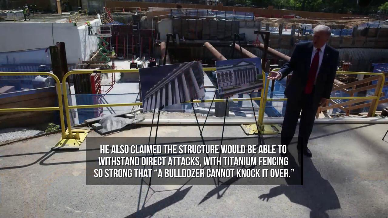 Video thumbnail for Trump Reveals Massive Underground White House Ballroom Project.