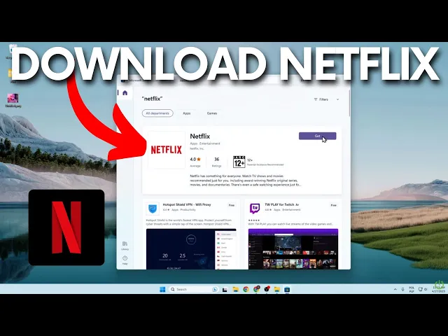 Video thumbnail for How to Download Netflix App on Windows PC / Laptop? #netflix