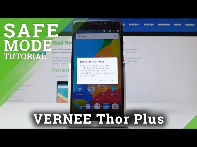 Video thumbnail for Safe Mode VERNEE Thor Plus - How to Enter & Quit Safe Mode