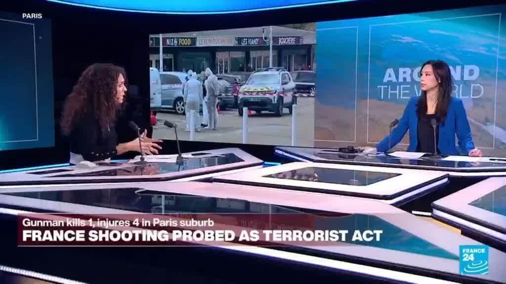 Video thumbnail for Suspect arrested after 1 killed and 4 wounded in a shooting in Paris suburb