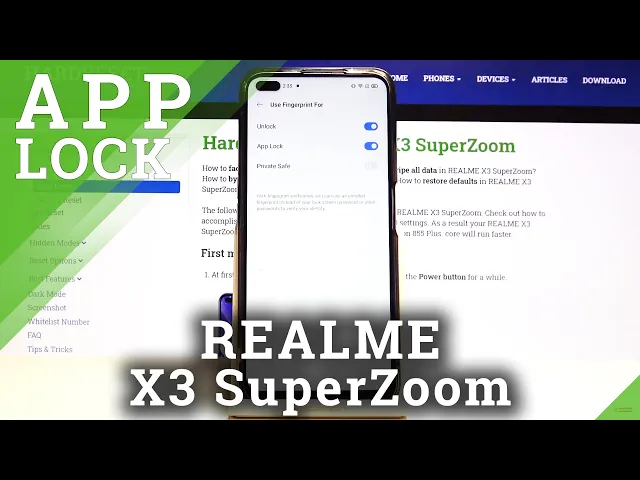 Video thumbnail for How to Add Fingerprint to Lock Apps on REALME X3 SuperZoom – Touch ID