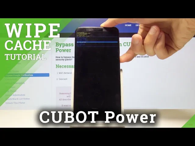 Video thumbnail for How to Wipe Cache in CUBOT Power - Wipe Cache Partition