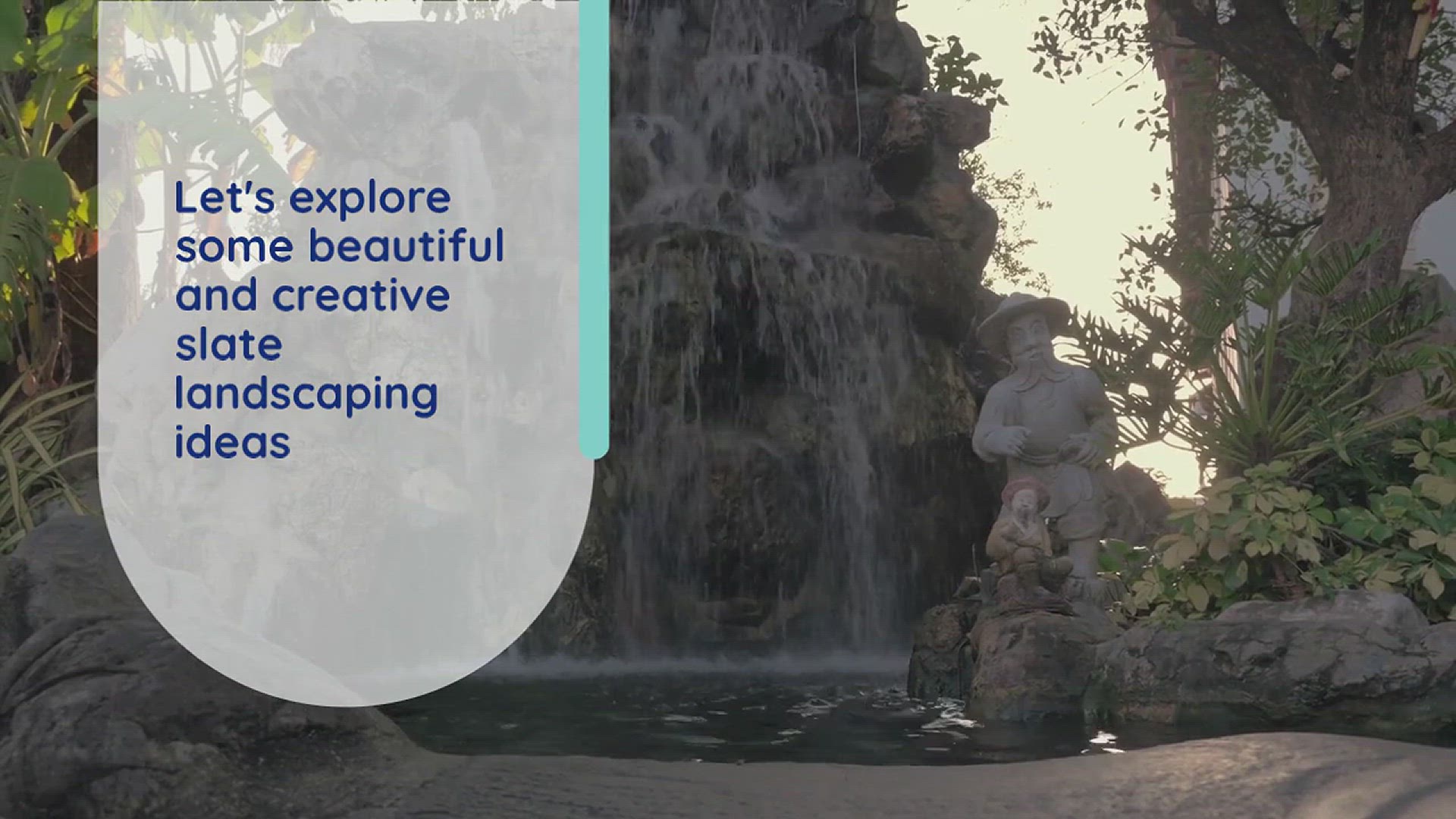 'Video thumbnail for Creative Slate Landscaping Ideas'