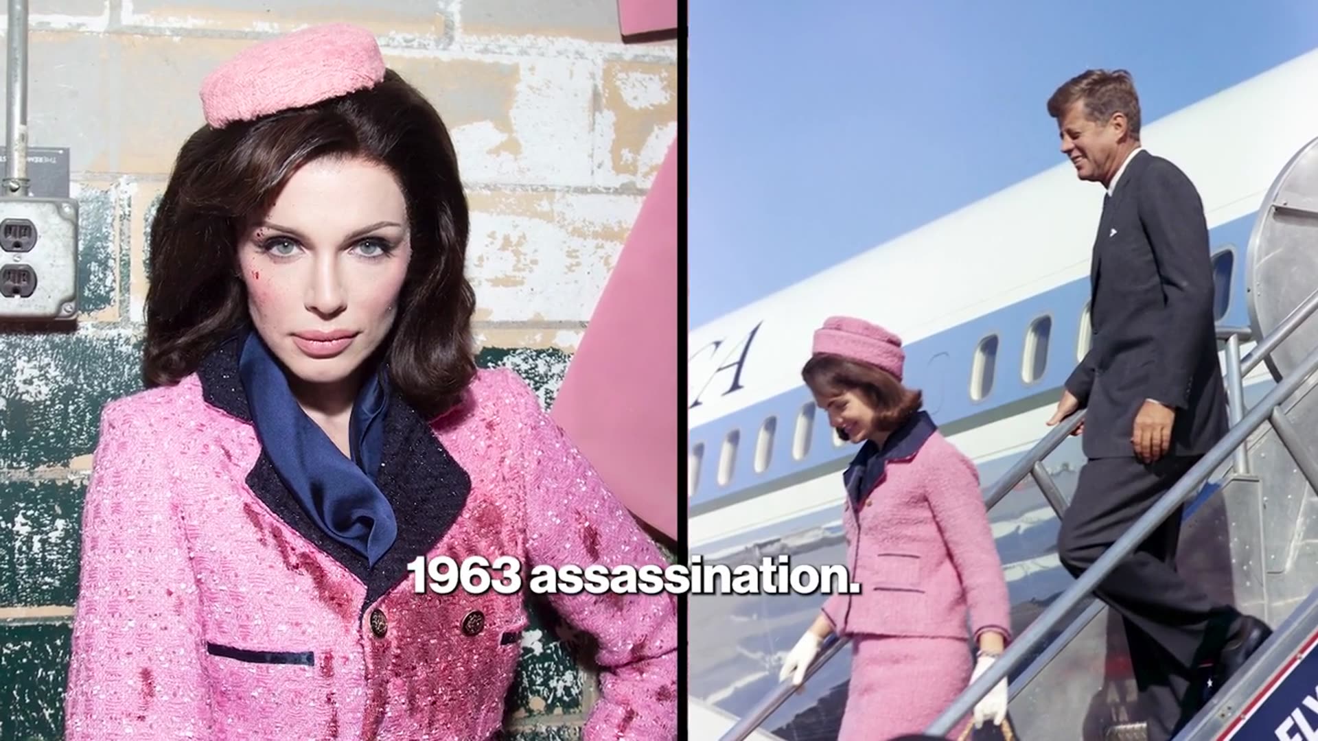 'Video thumbnail for Julia Fox's blood-soaked Jackie Kennedy costume, Gayle King on if she's leaving 'CBS Mornings''