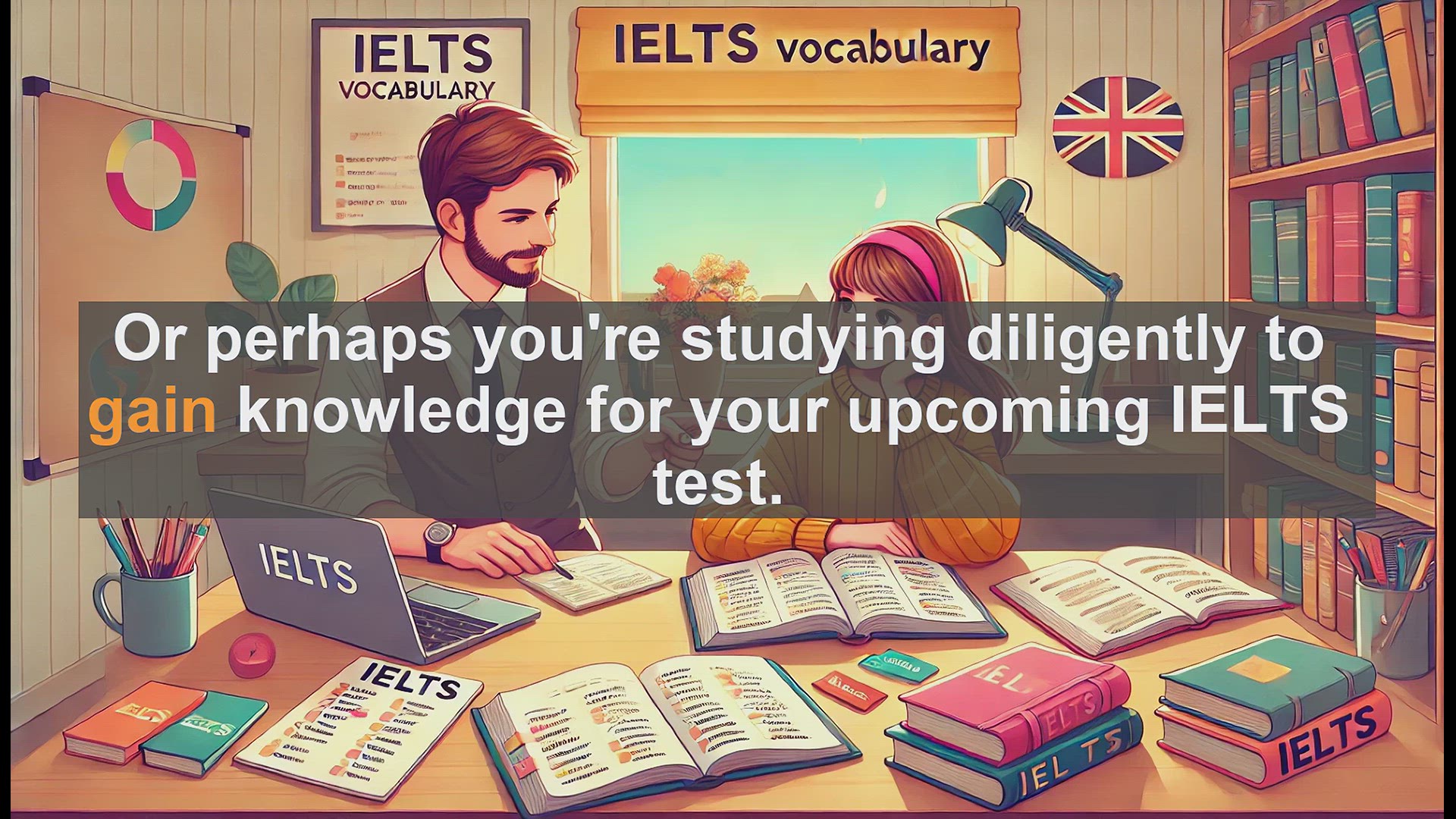 'Video thumbnail for 2500 Must Know IELTS 6.5 Vocabulary - Understanding the Word 'Gain' for IELTS Success'
