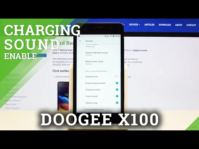 Video thumbnail for How to Manage Charging Sounds in Doogee X100 – Discover Charging Tones