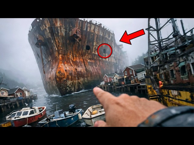 Video thumbnail for Residents Spot Something Strange on Top of a Container Ship, They Turn Pale