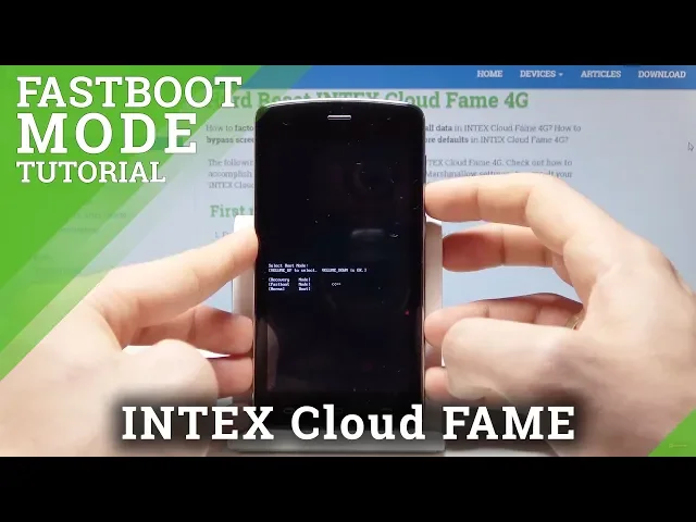 Video thumbnail for How to Open & Close Fastboot Mode in Intex Cloud Fame 4G - Enter Fastboot Mode