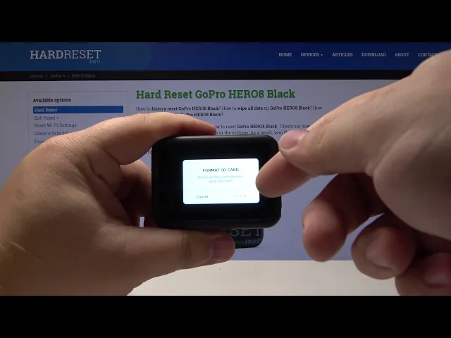 Video thumbnail for How to Format SD Card in GoPro Hero8 Black