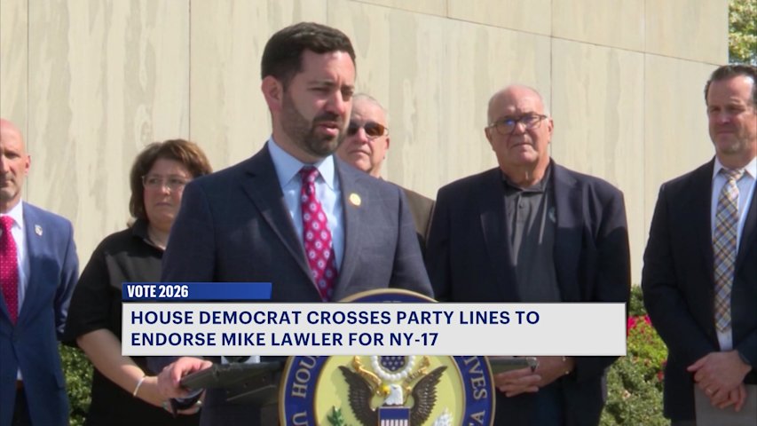 Video thumbnail for House Democrat crosses party lines to endorse Rep. Mike Lawler in congressional race