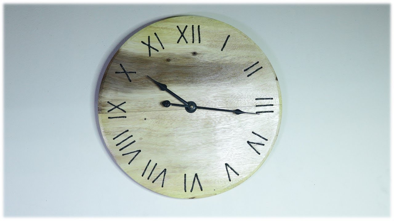 Video thumbnail for Diy luxury 3D wooden wall clock