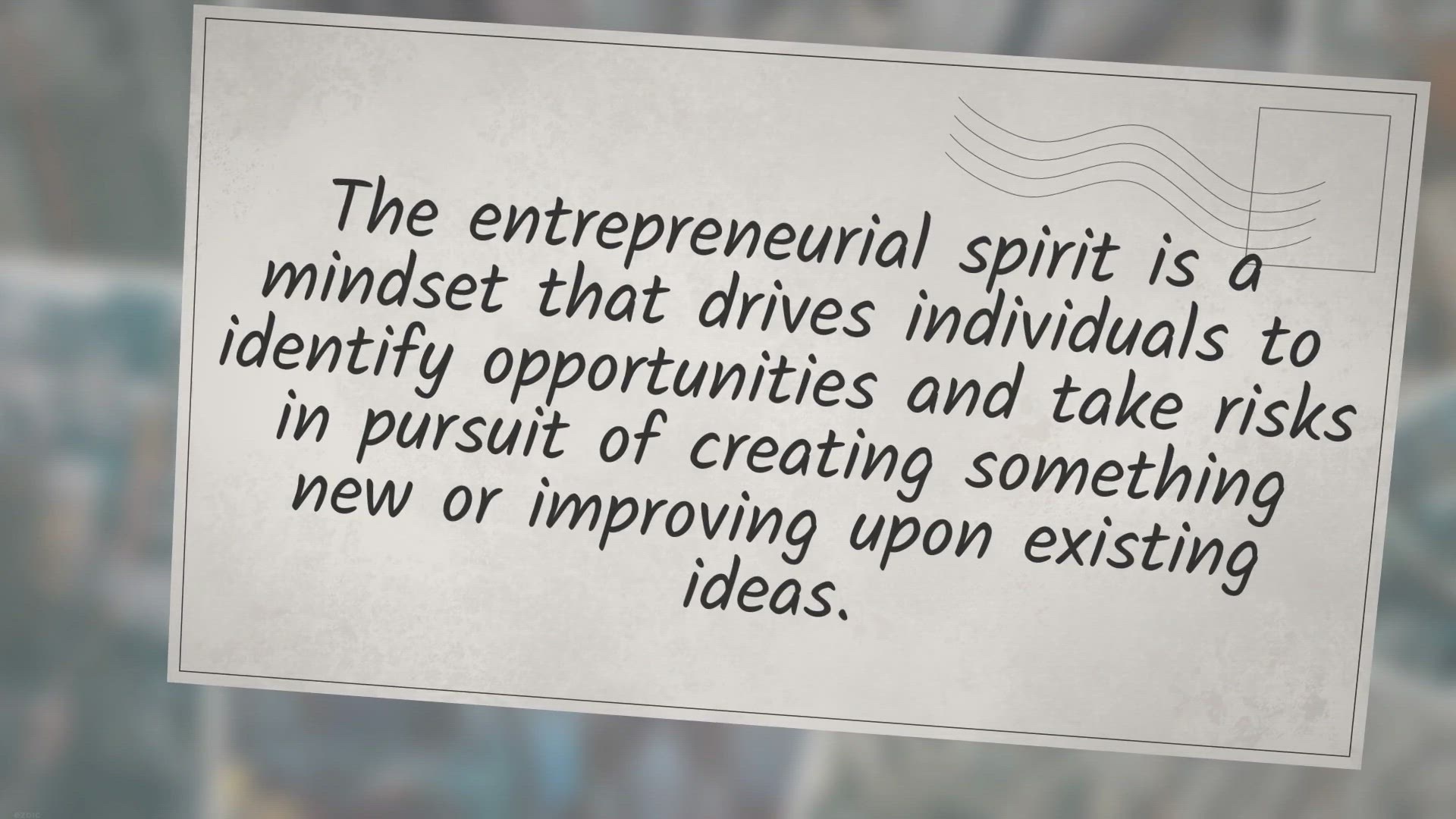 'Video thumbnail for The Power of Innovation: Understanding, Embodying, and Nurturing the Entrepreneurial Spirit'