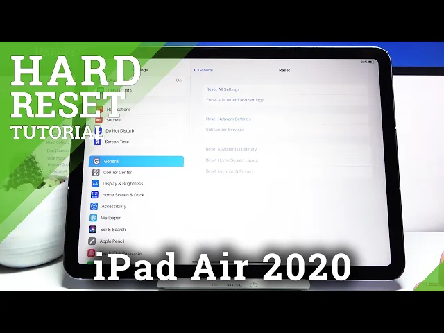 Video thumbnail for How to Factory Reset iPad Air 2020 – Erase All Content & Settings / Format SD Card