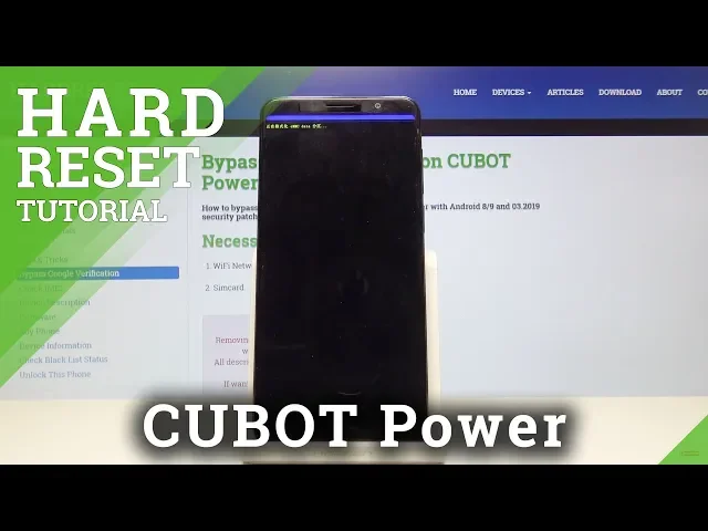 Video thumbnail for Hard Reset CUBOT Power - Remove Password / Clear eMMC