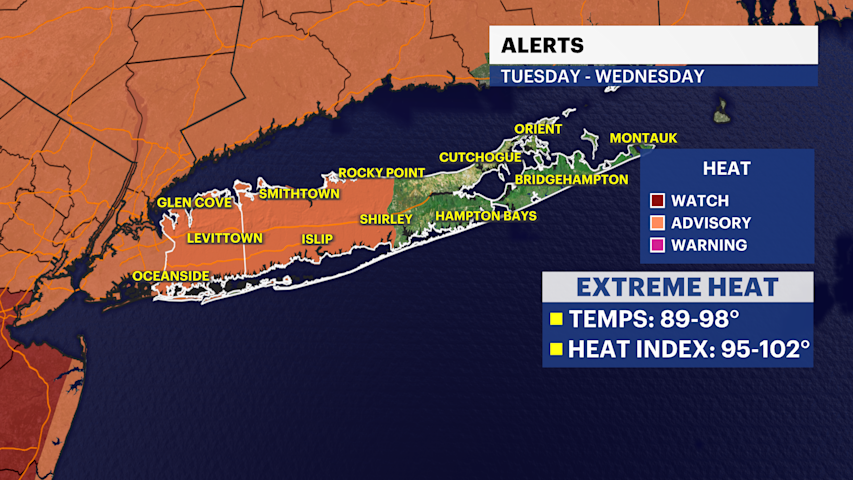 Video thumbnail for HEAT ADVISORY: Dangerous heat returns as feels-like temps reach the 100s