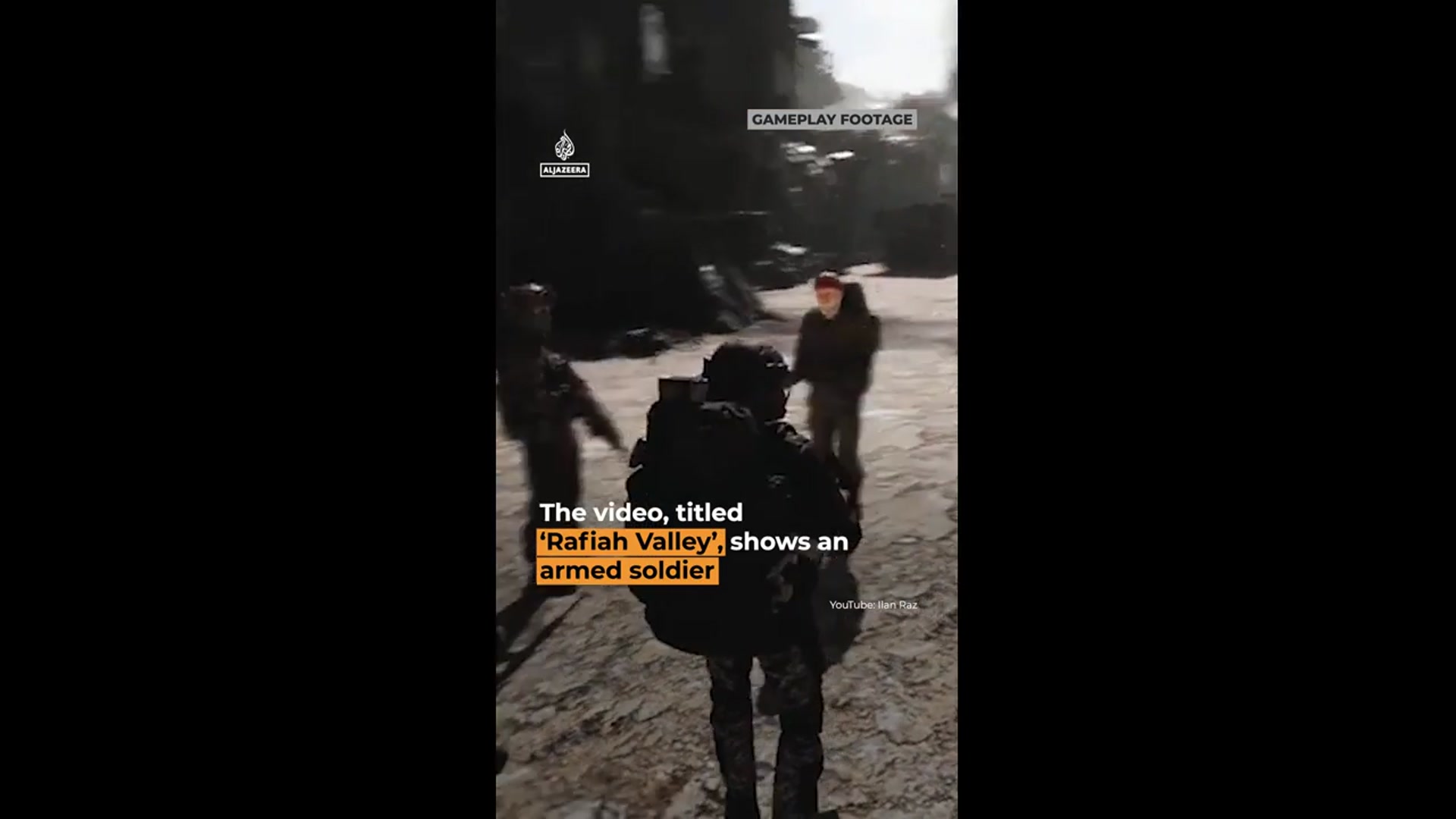 'Video thumbnail for Former Israeli soldier creates video game based on Gaza war'