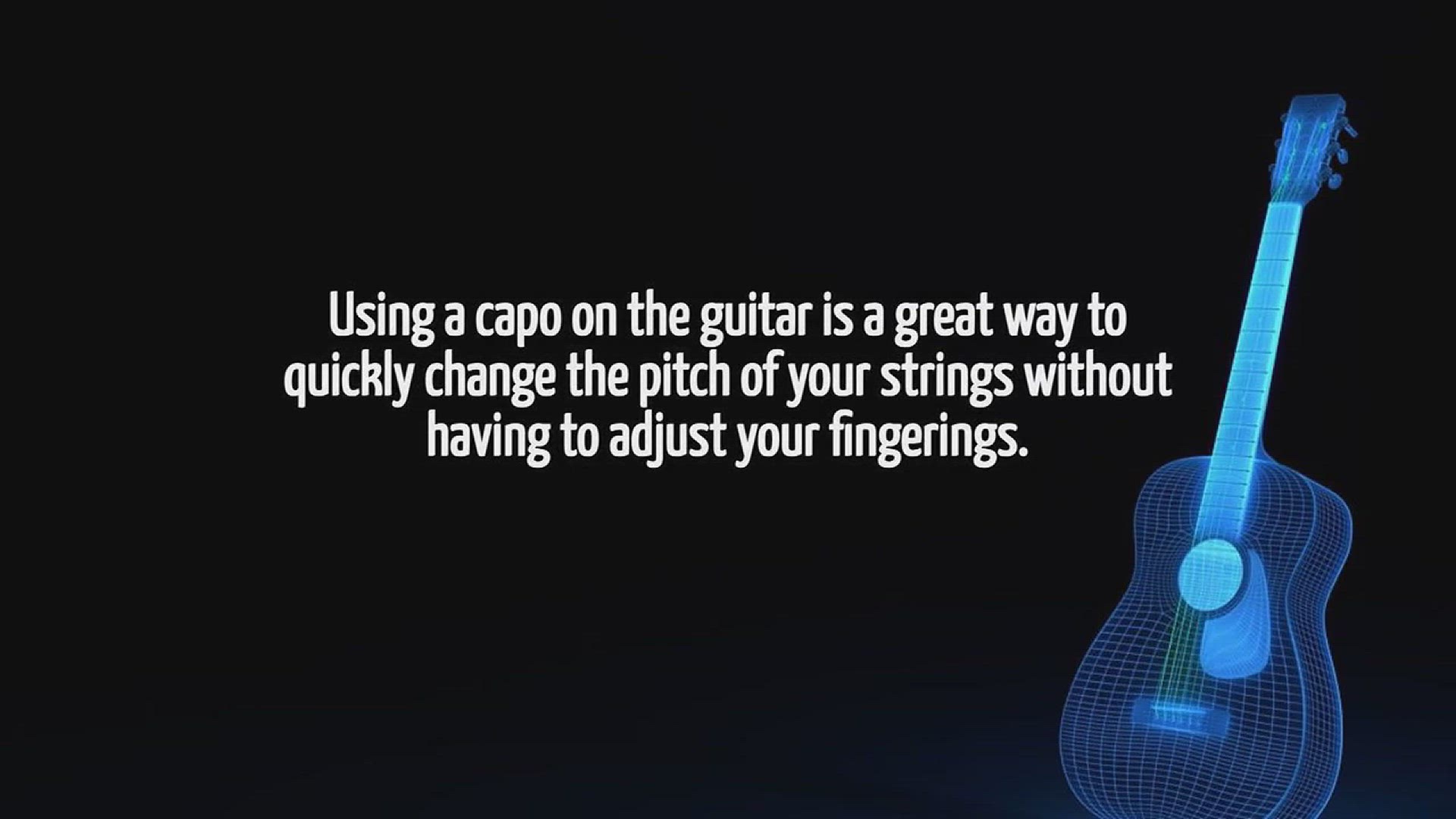 Video thumbnail for How To Use A Capo On The Guitar