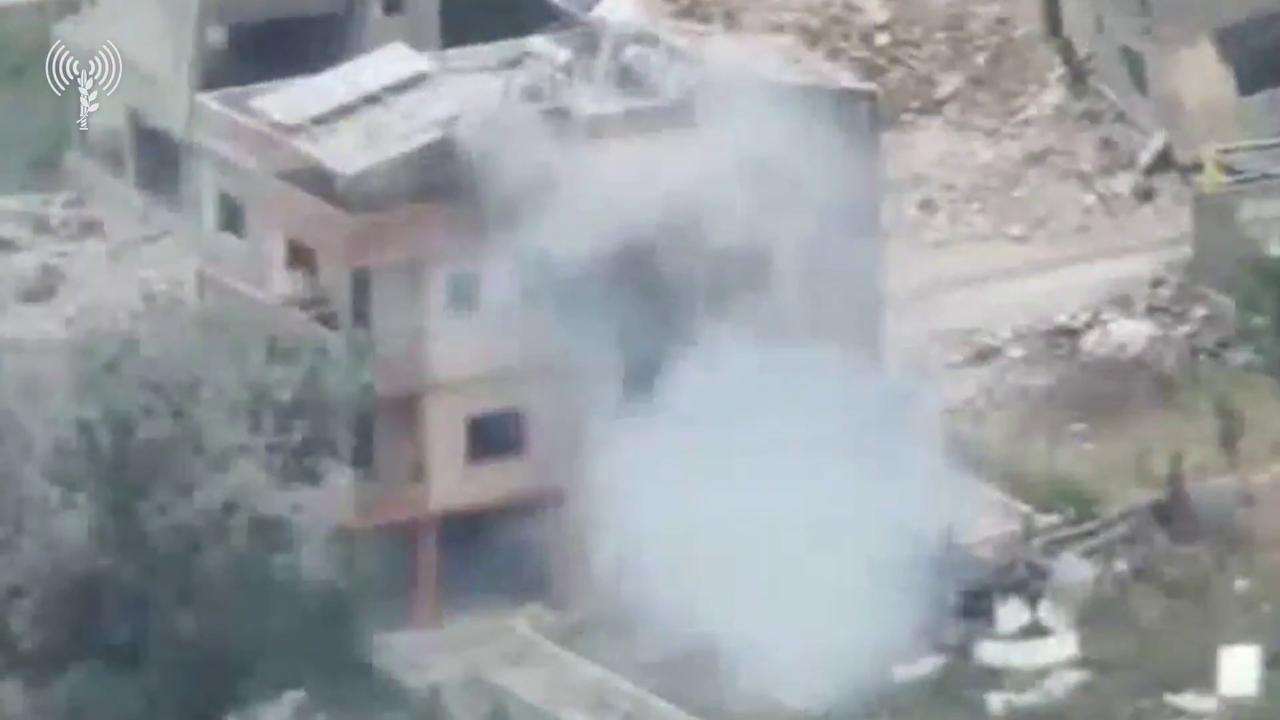 Video thumbnail for Lebanon: IDF Says Hezbollah Surveillance Device Hit Inside Civilian Building.