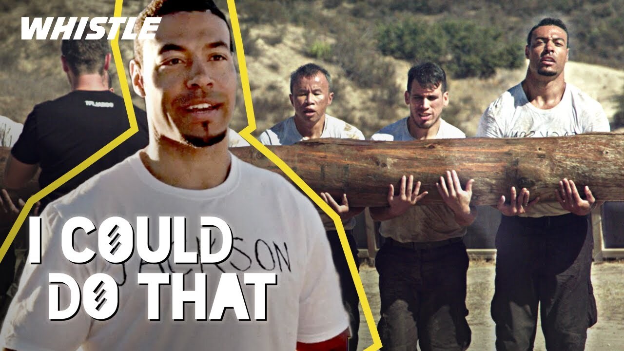 'Video thumbnail for Pro Wide Receiver Tries INTENSE Navy Seal Training'