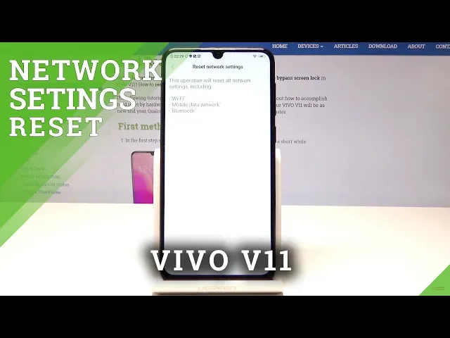 Video thumbnail for How to Reset Network Settings in VIVO V11 - Restore Network Settings