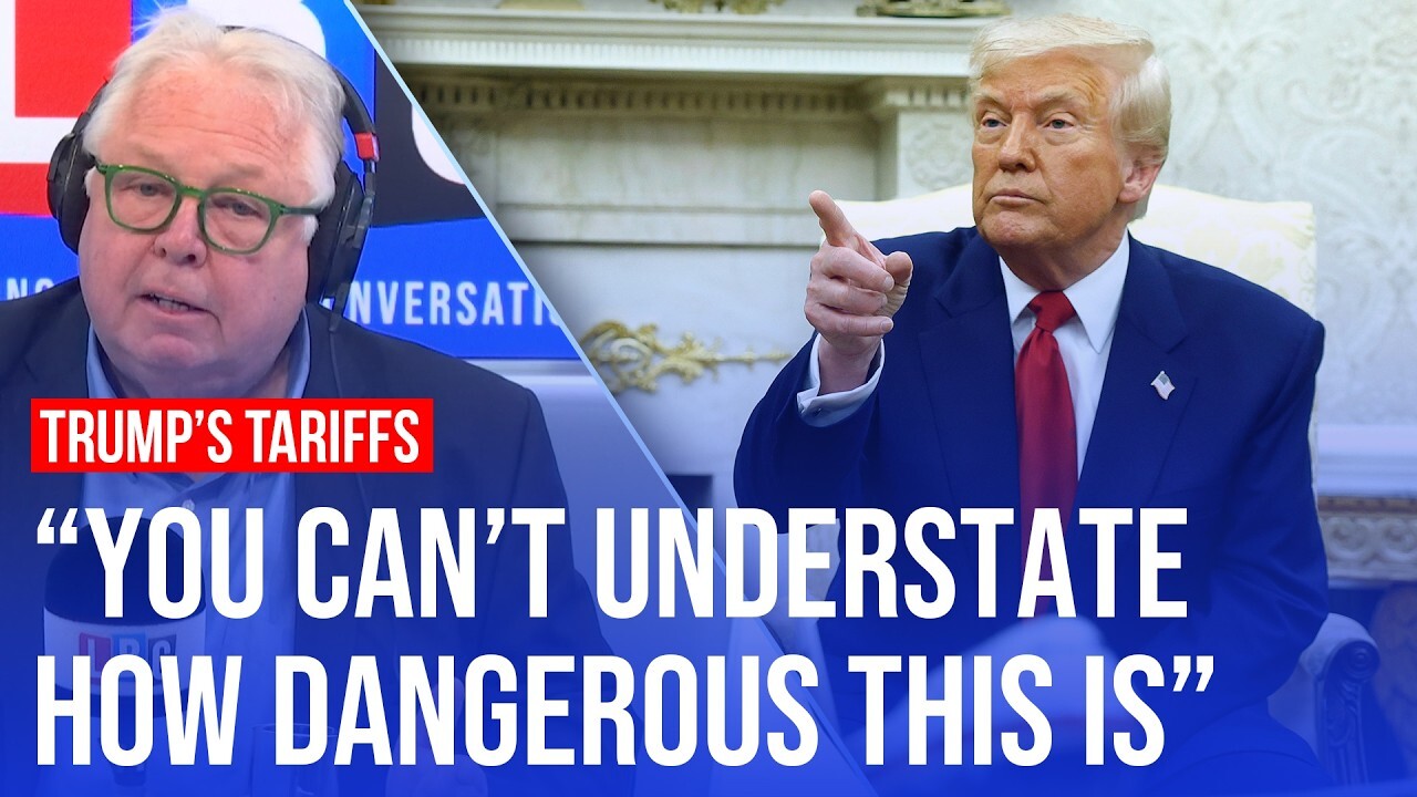 Video thumbnail for Trump Slump: Tariff turmoil sends stock market into 'tailspin' | LBC