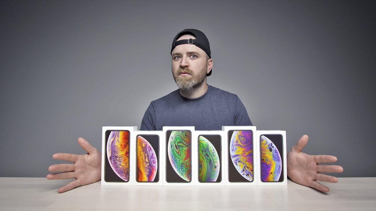 Video thumbnail for Unboxing Every iPhone XS + XS Max