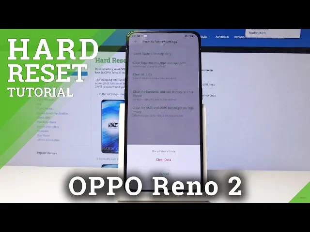 Video thumbnail for Factory Reset OPPO Reno 2 - Delete All Content & Settings