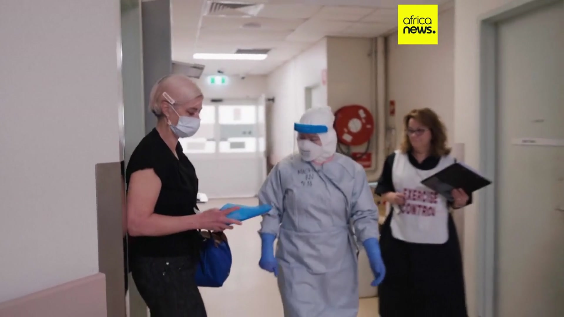 'Video thumbnail for Australia runs training exercise for infectious disease response'