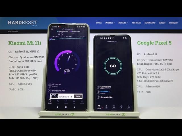 Video thumbnail for XIAOMI Mi 11i vs GOOGLE Pixel 5 Wi-Fi Speed Test