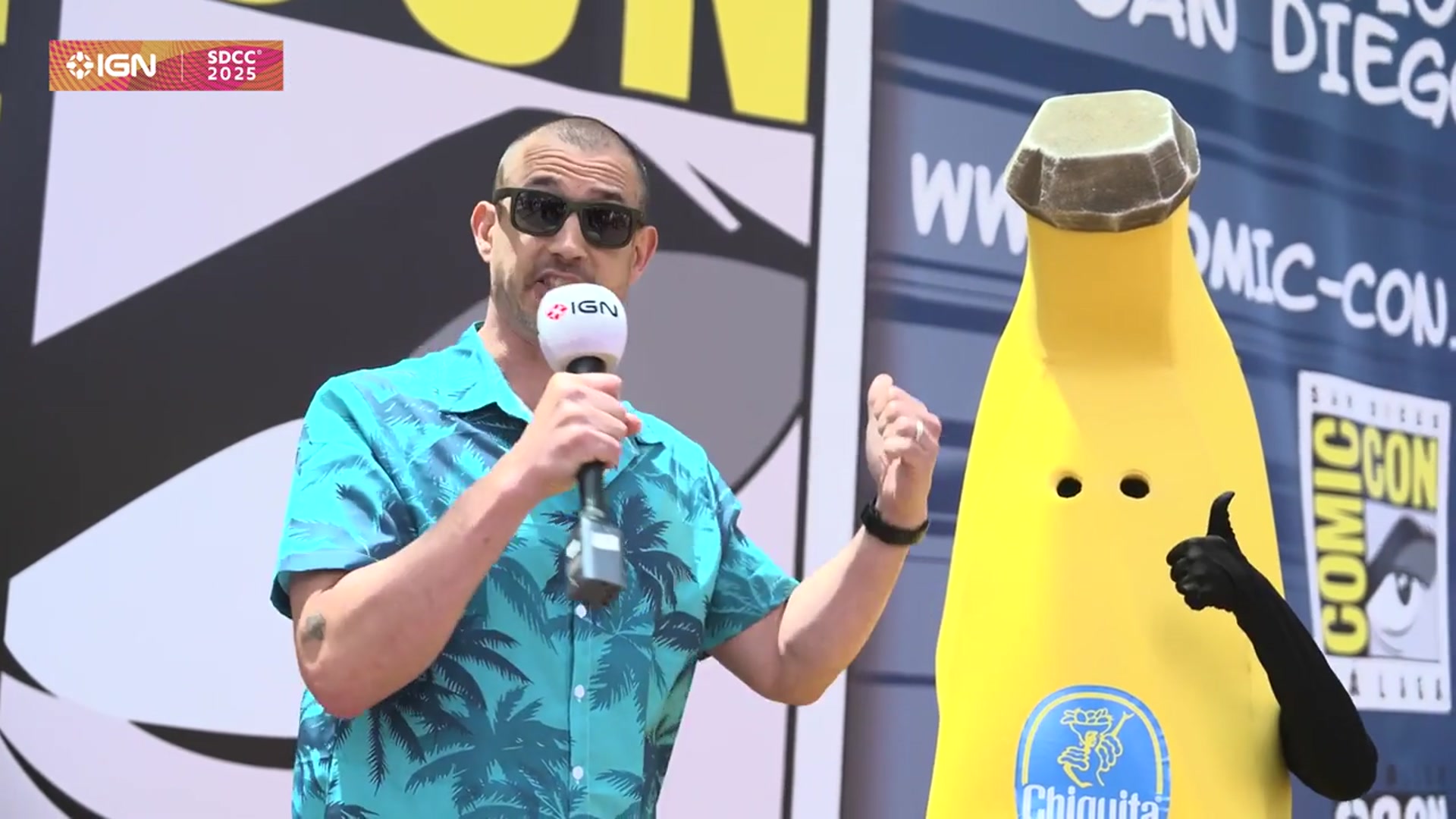 'Video thumbnail for Chiquita Banana Gets Fans' Wildest Takes at SDCC'