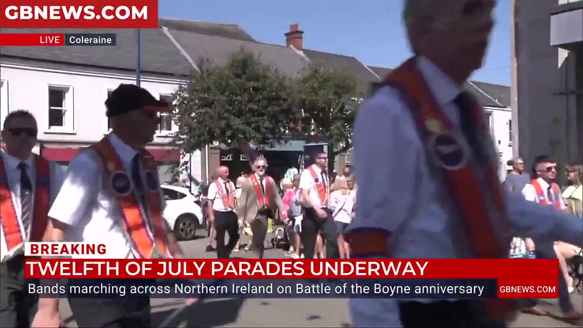'Video thumbnail for WATCH: Parades get underway across Northern Ireland for the annual Twelfth of July celebrations'