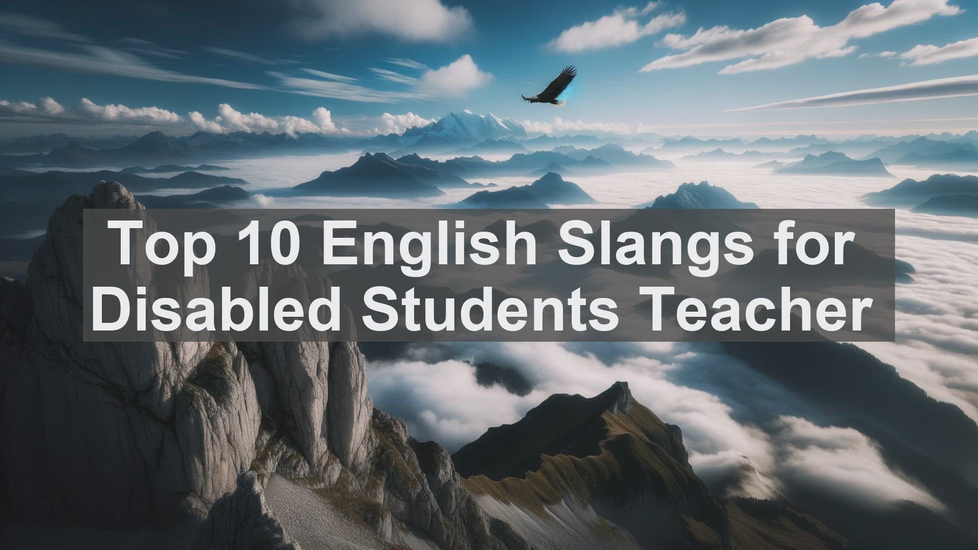 'Video thumbnail for Top 10 English Slangs for Disabled Students Teacher'