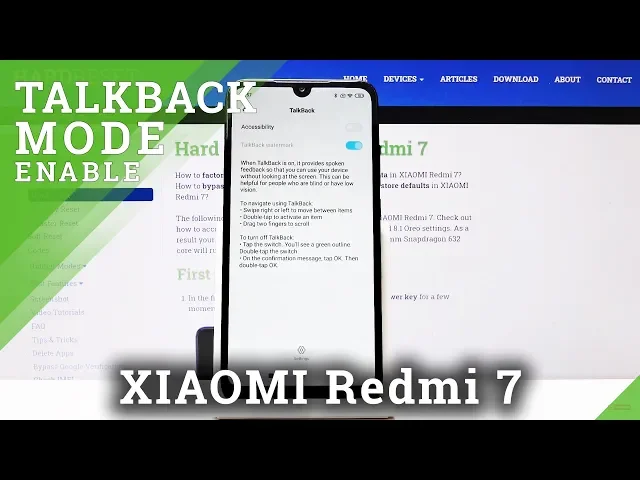 Video thumbnail for How to Turn On Talkback in XIAOMI Redmi 7 – Exit Talkback Mode