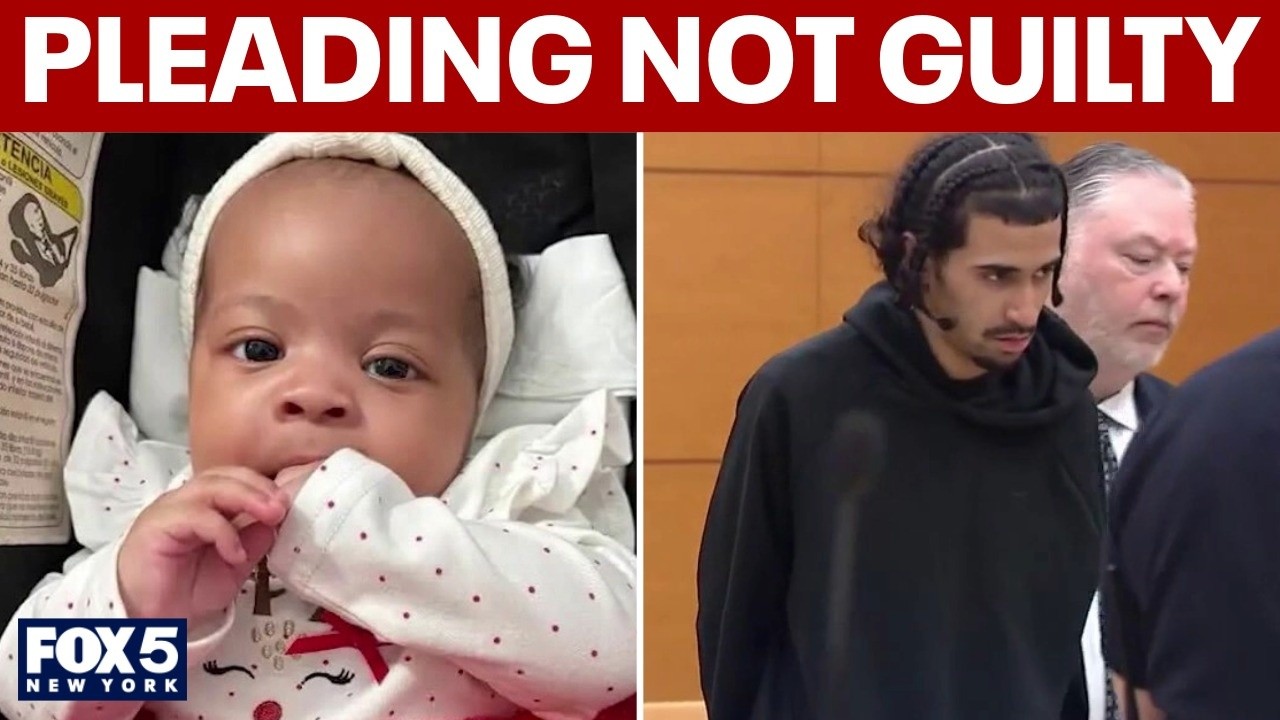 Video thumbnail for Suspect in fatal shooting of 7-month-old pleads not guilty