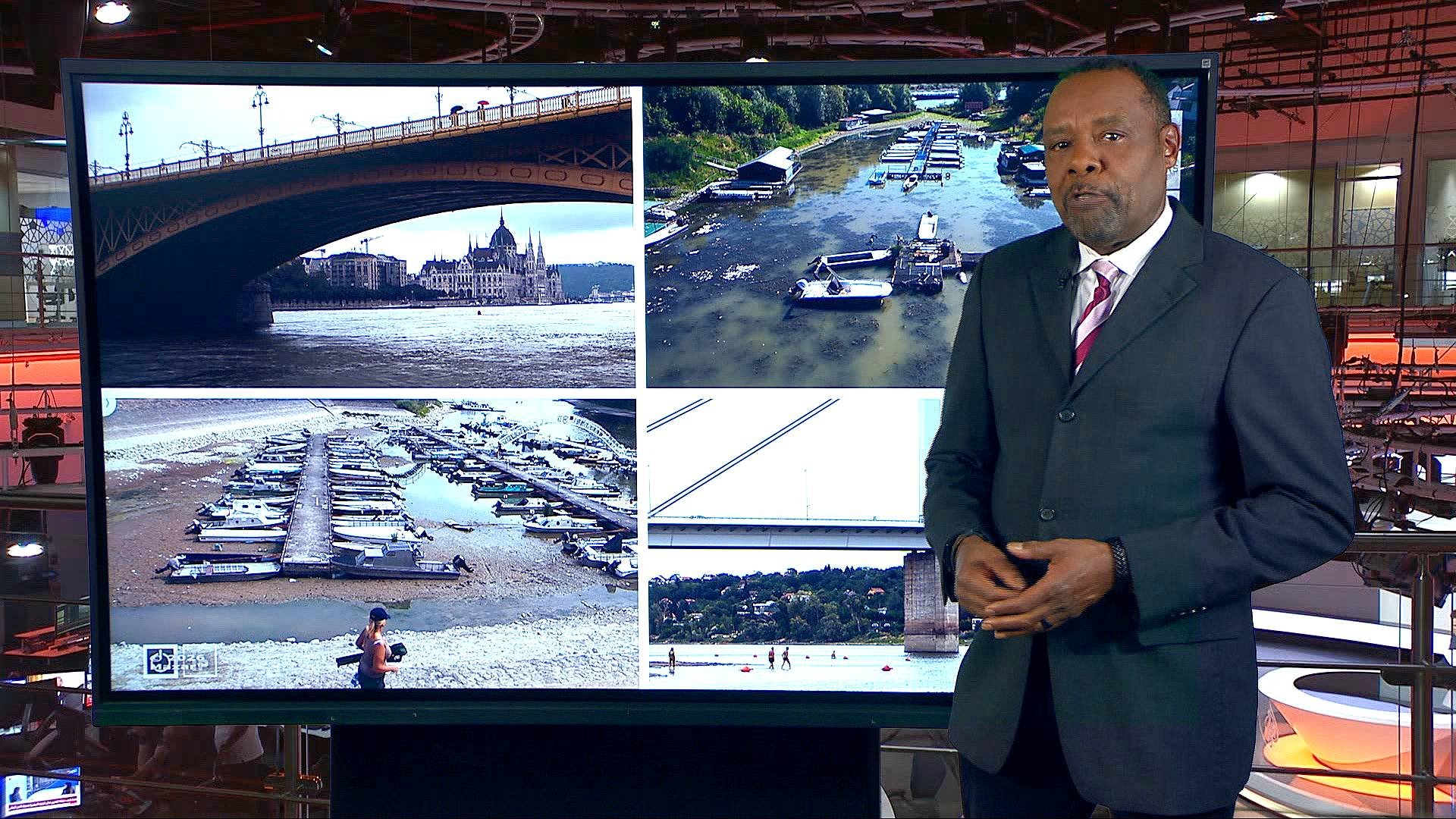 Video thumbnail for Falling Danube levels threaten Hungary's Paks nuclear plant as heat shifts east
