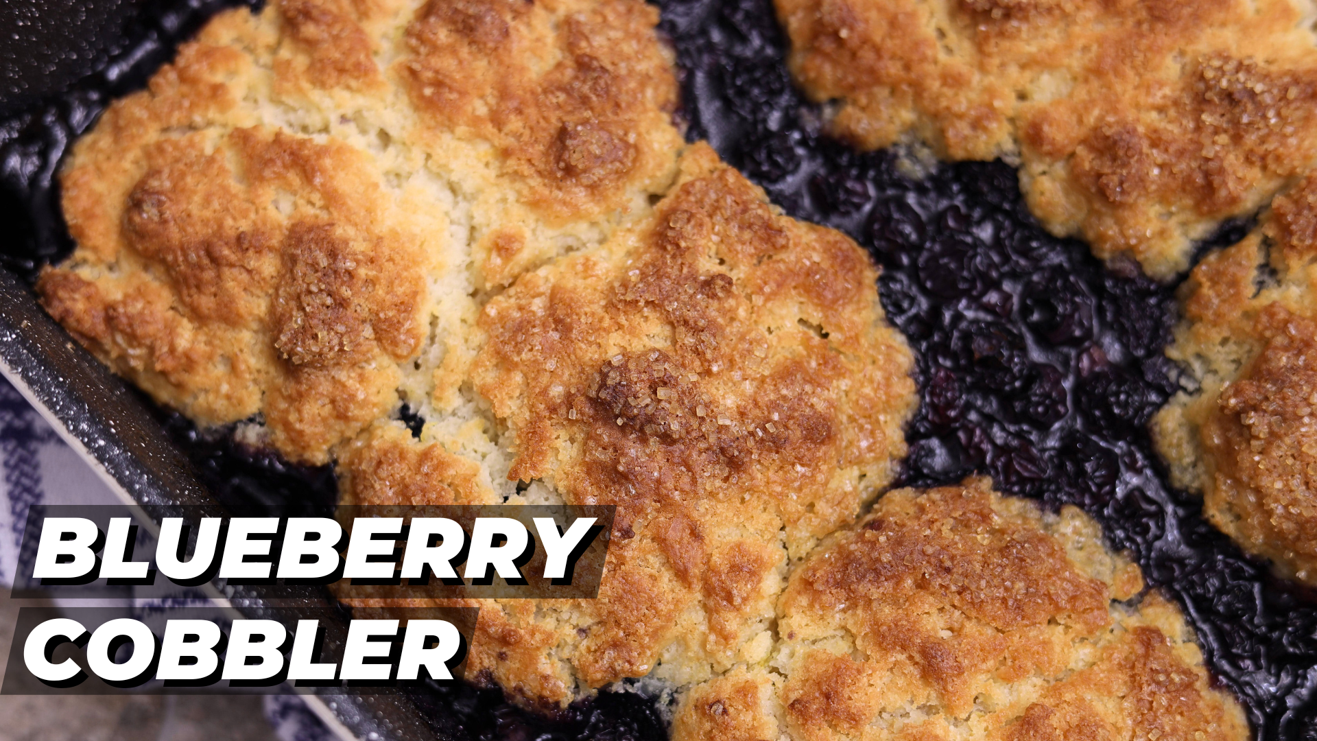 Video thumbnail for Get Ready for a Burst of Flavor: Blueberry Cobbler Recipe You Don't Want to Miss!