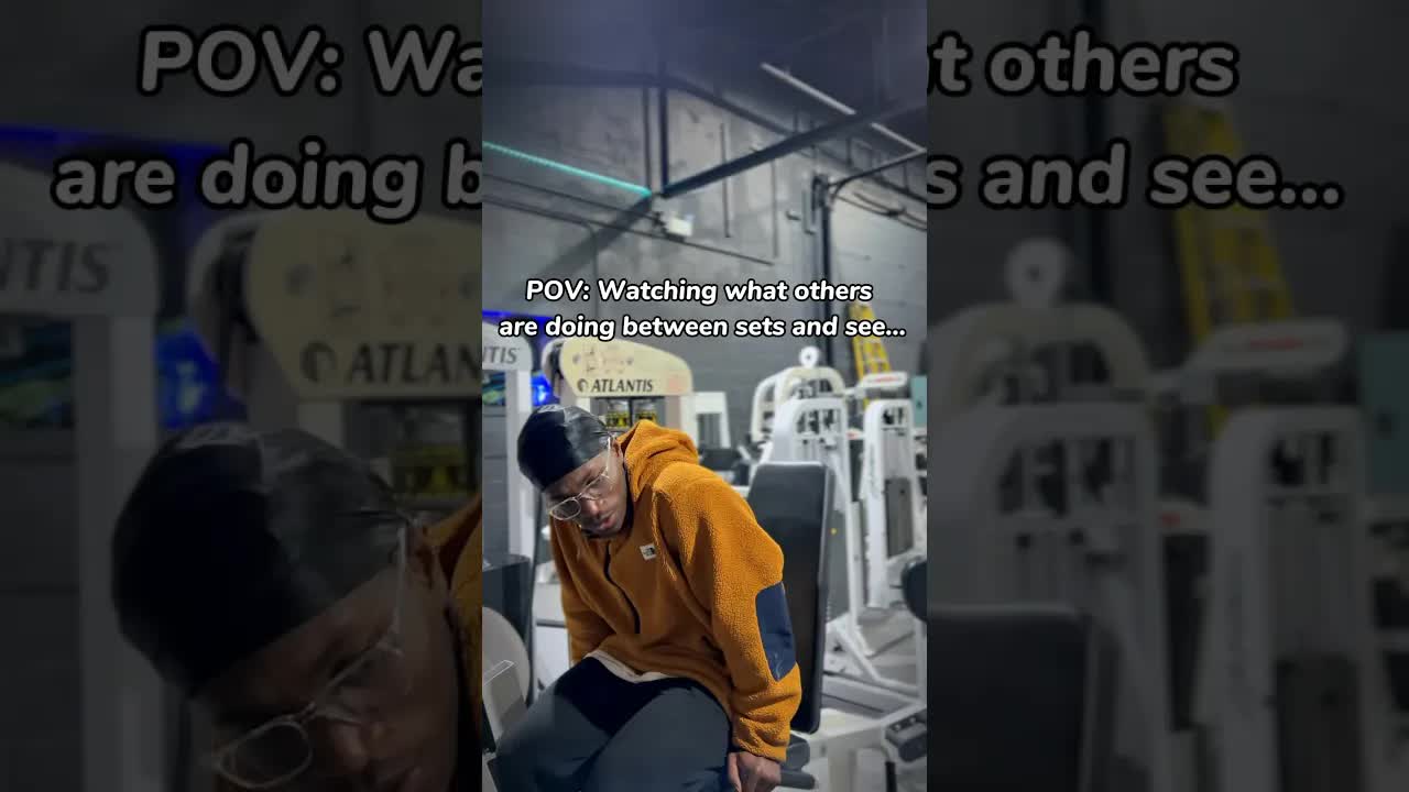 Video thumbnail for POV: Watching Others Workout at the Gym